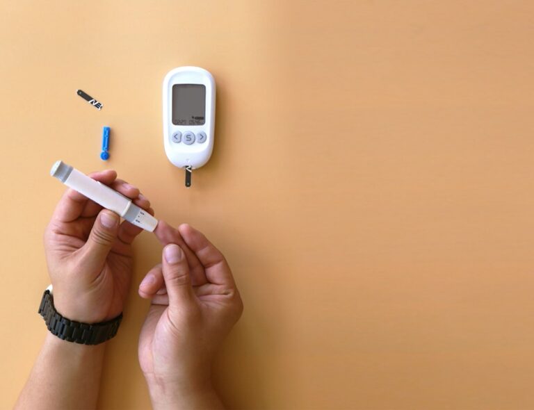Photo Blood sugar monitor