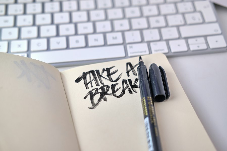 Photo importance of breaks